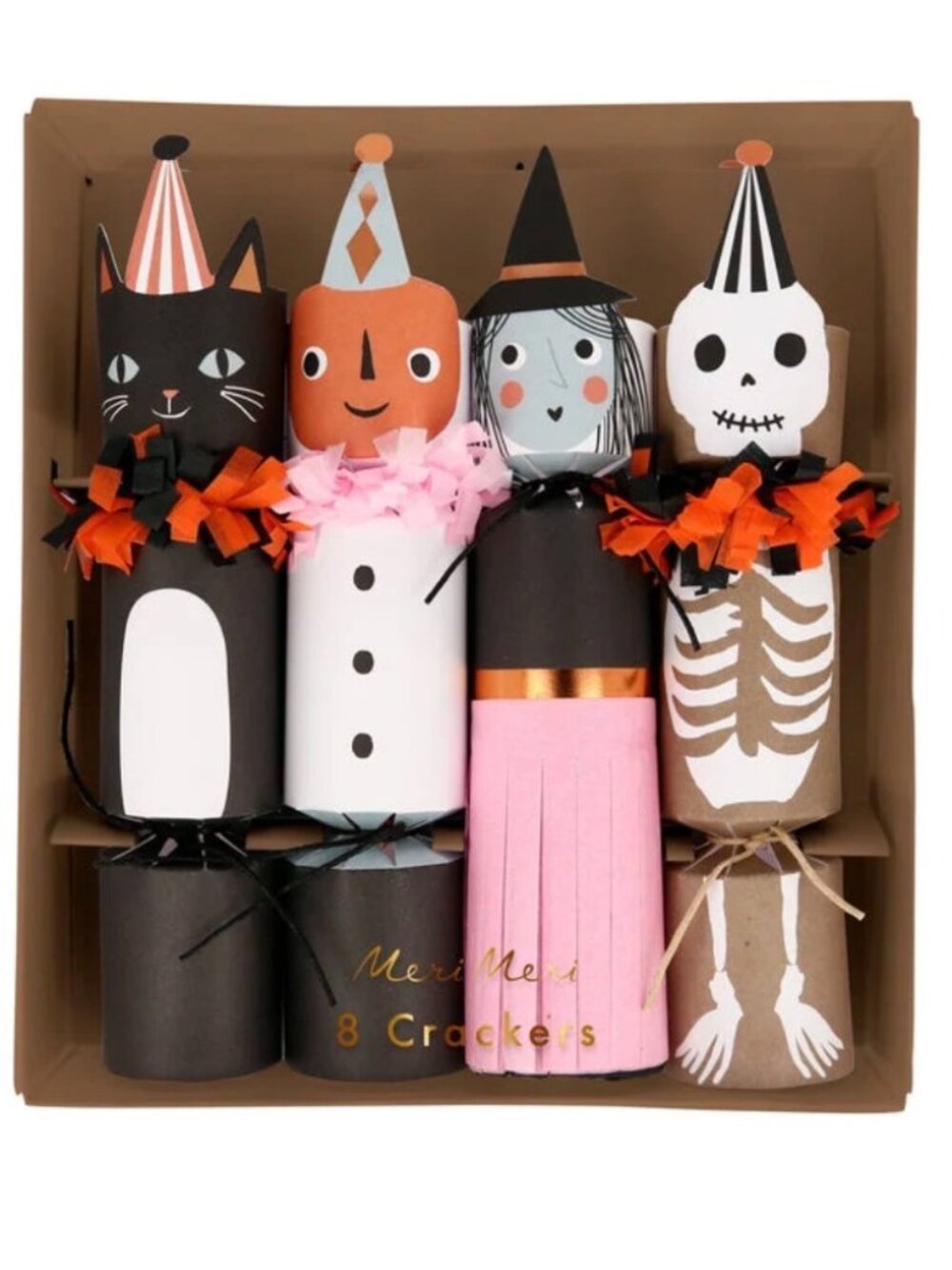 Meri Meri Vintage Halloween Crackers NEW